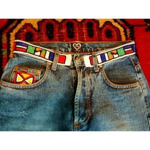 Juniors Jeans high waist boho  embellished Hippy